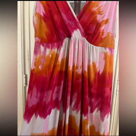 INC beach v-neck Maxi summer dress - Picture 6 of 15